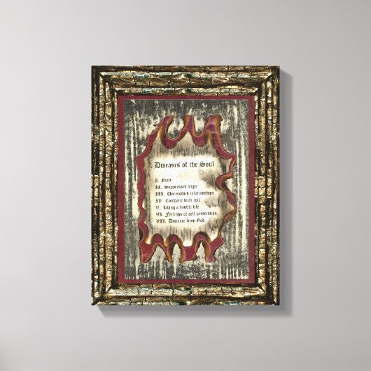 魂の病 キャンバスプリント (正面)