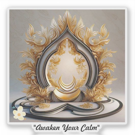 「魂の穏やかな避難所」 シール (正面)