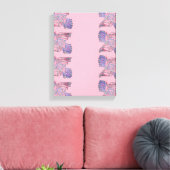 魂の絡み合い: 現代表現主義の版画 キャンバスプリント (インサイチュ (リビング))