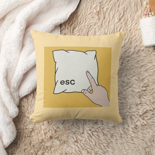 魂の脱出ボタン クッション (ブランケット)