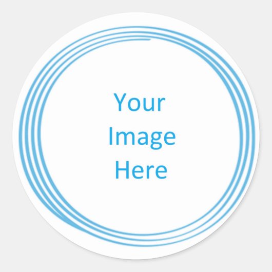 魂の至福サークルカスタムシール小 ラウンドシール (正面)