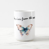 魂の蝶から喜びが湧く|過去記事 コーヒーマグカップ (中央)