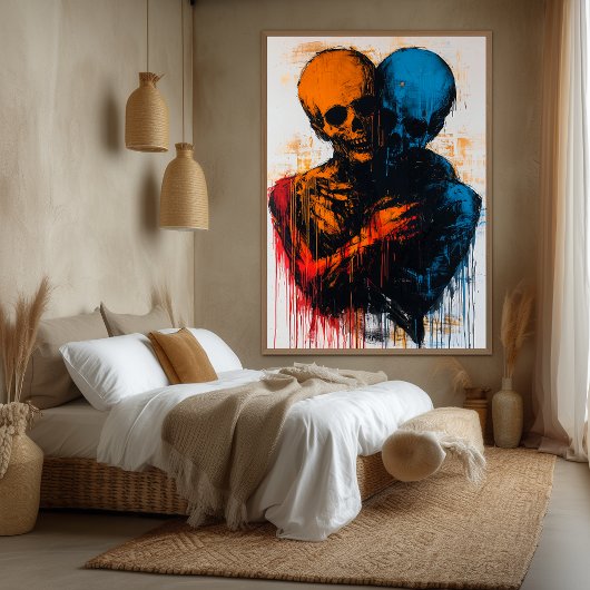 魂の表情主義コンテンポラリー芸術の二重性 キャンバスプリント