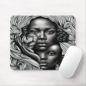 魂の複雑な美しいの目 マウスパッド (マウス)