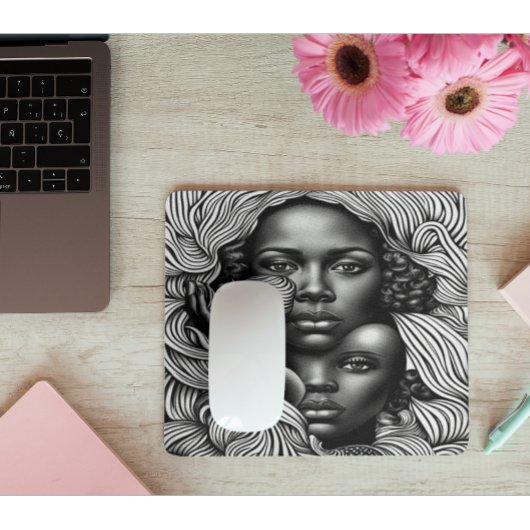 魂の複雑な美しいの目 マウスパッド