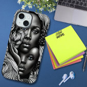 魂の複雑な美しいの目 iPhone 15ケース