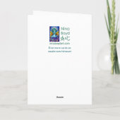 「魂の覚醒」グリーティングカード カード (裏面)