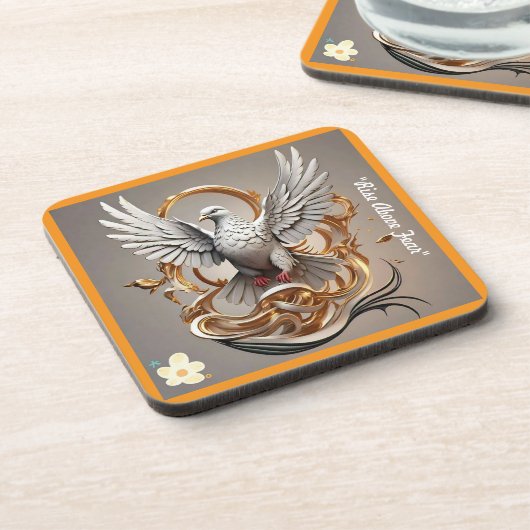 「魂の解放」 コースター (左側)