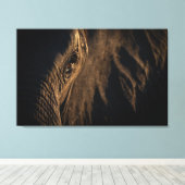 「魂の象の目が見える キャンバスプリント (インサイチュ (ウッドフロア))