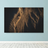 「魂の象の目が見える キャンバスプリント (インサイチュ (ウッドフロア))