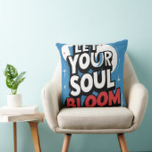 「魂の開花を感動的」 クッション (椅子)