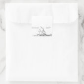 魂の高さがなければ生きられない スクエアシール (バッグ)