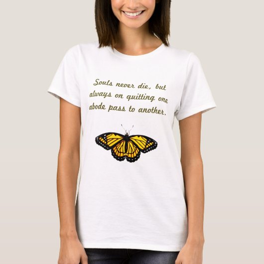 魂は決して死なない Tシャツ (正面)