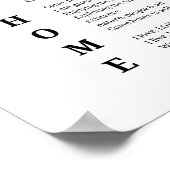 魂よ、帰宅せよ - 心に響く詩の壁掛けアート ポスター (角)