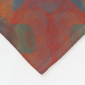 魂を中心とした曼荼羅 フリースブランケット (角)