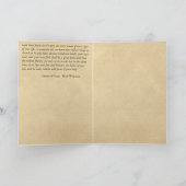 「魂を傷つけるものはことごとく退け」卒業 カード (内部)