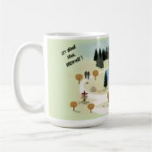 魂を吹き込む コーヒーマグカップ (左)