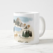 魂を吹き込む ジャンボコーヒーマグカップ (正面右)