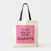 魂を幸せにする感動的こと トートバッグ (正面)