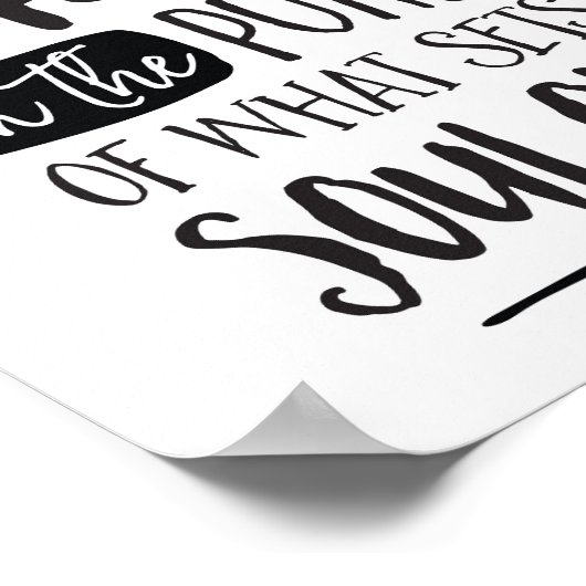 魂を据えることに恐れを知らない ポスター (角)