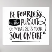 魂を据えることに恐れを知らない ポスター (正面)