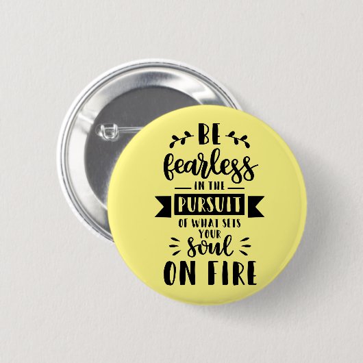 魂を据えることに恐れを知らない 缶バッジ (正面&裏面)