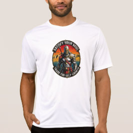 魂を満たすトレードで自己成長の騎士 Tシャツ