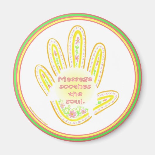 魂を癒す マグネット (正面)