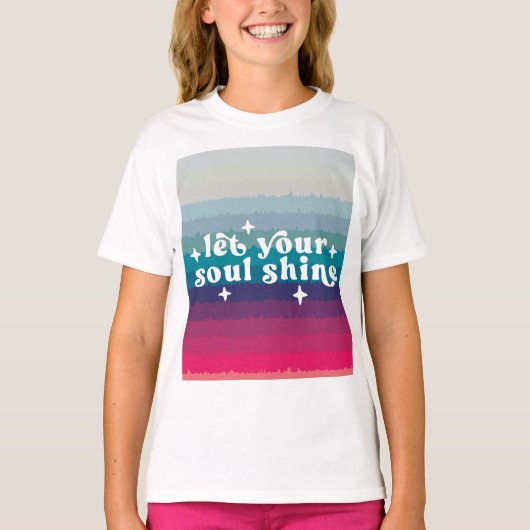 魂を輝かせて Tシャツ (正面)