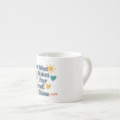 魂を輝かせることをする エスプレッソカップ (正面右)