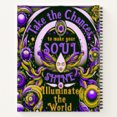 魂を輝かせるチャンスを得る ノートブック (裏面)