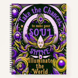 魂を輝かせるチャンスを得る ノートブック