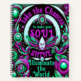 魂を輝かせるチャンスを得る ノートブック