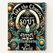 魂を輝かせるチャンスを得る ノートブック (裏面)