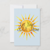 魂を輝かせ感動的 カード (正面)