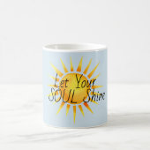 魂を輝かせ感動的 コーヒーマグカップ (中央)