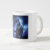 魂失ったが夜森をさまよう ジャンボコーヒーマグカップ (正面右)