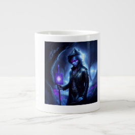 魂失ったが夜森をさまよう ジャンボコーヒーマグカップ