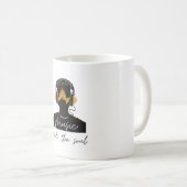 魂食べ物を与えを鳴らす コーヒーマグカップ (正面右)