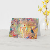 魂 カード (黄色い花)