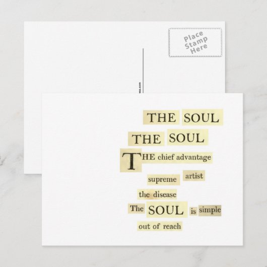 魂 ポストカード (正面/裏面)