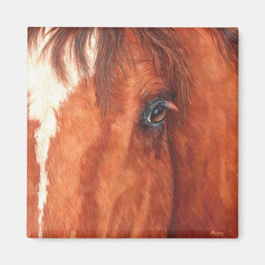 魂 – 馬 マグネット (正面)