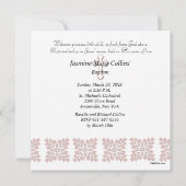 魅せられる写真の招待状 招待状 (裏面)