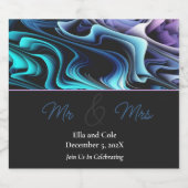 魅カラフル力 スパークリングワインラベル (シングルラベル)