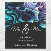 魅カラフル力 ワインラベル (シングルラベル)