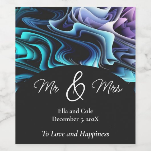 魅カラフル力 ワインラベル (シングルラベル)