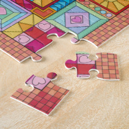 魅了されたおとぎ話のキルト ジグソーパズル