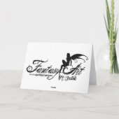 魅了された一見の挨拶状 カード (裏面)