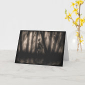 魅了された一見の挨拶状 カード (黄色い花)