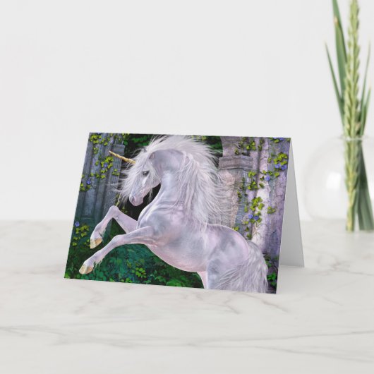 魅了された均等になる挨拶状 カード (正面)